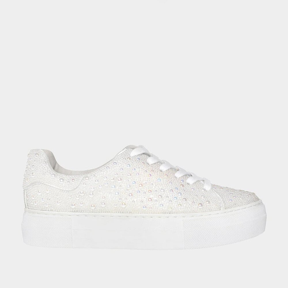 Betsey Johnson Sidny Sneakers in Ivory